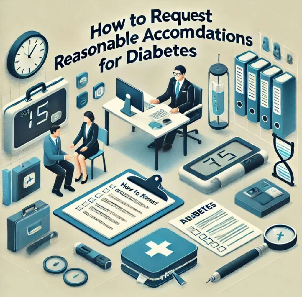How to request reasonable accommodations for diabetes?