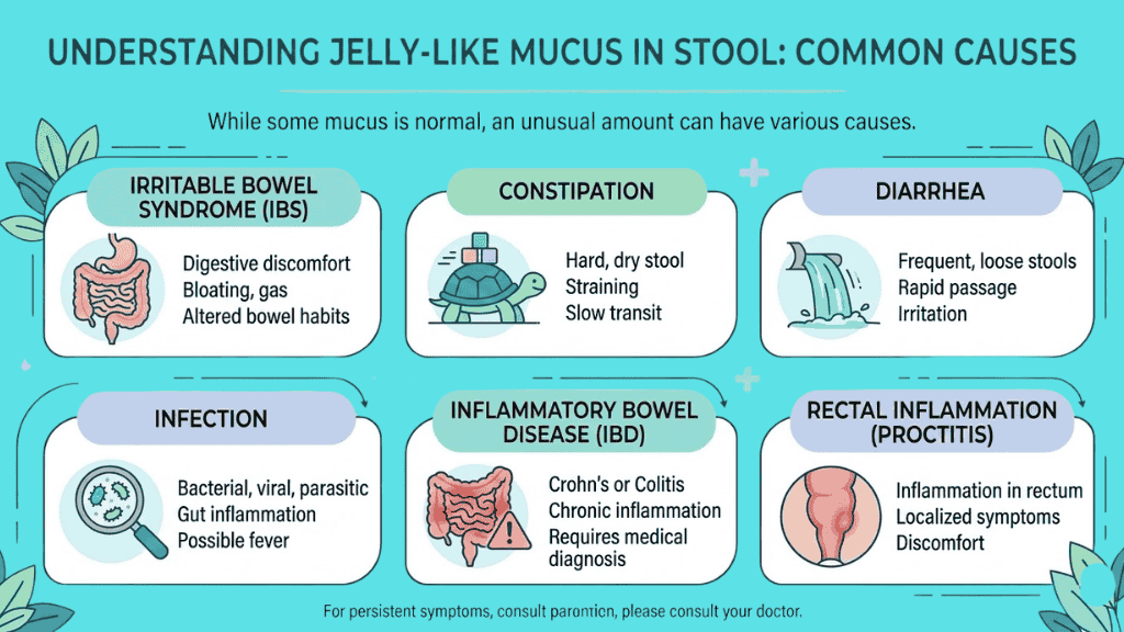 Common Causes of Jelly-Like Mucus in Stool