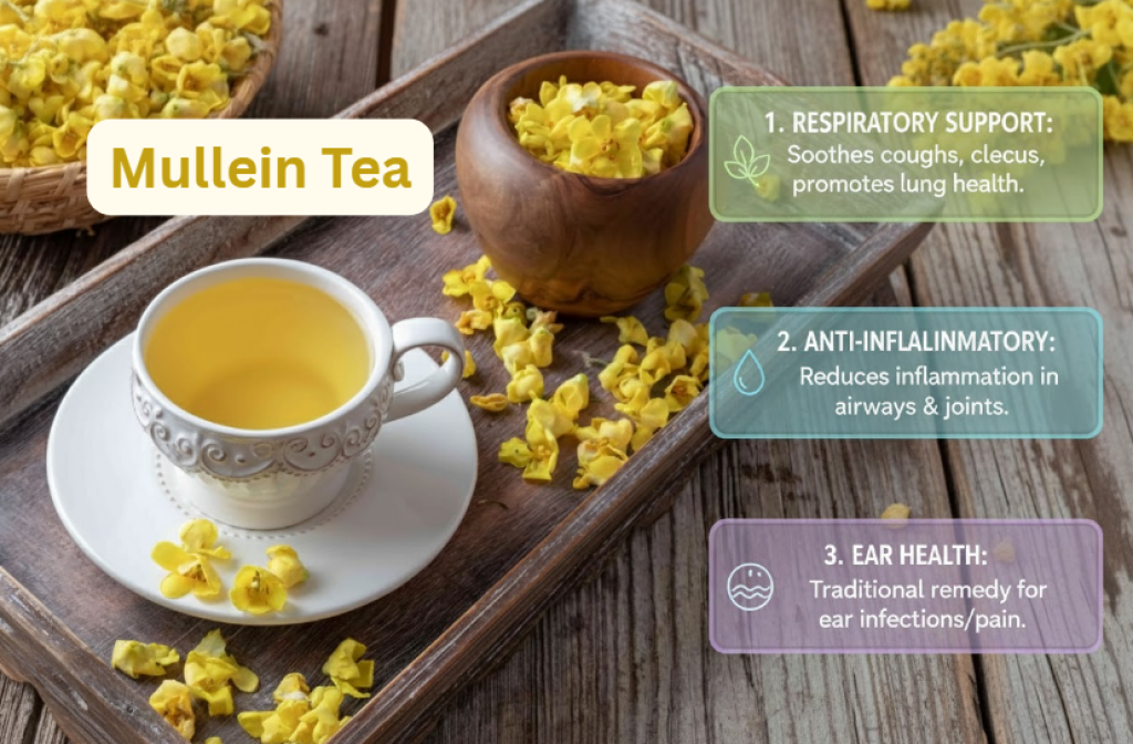 does mullein tea help smokers lungs