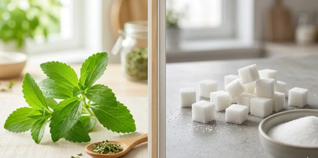 is stevia healthier than sugar