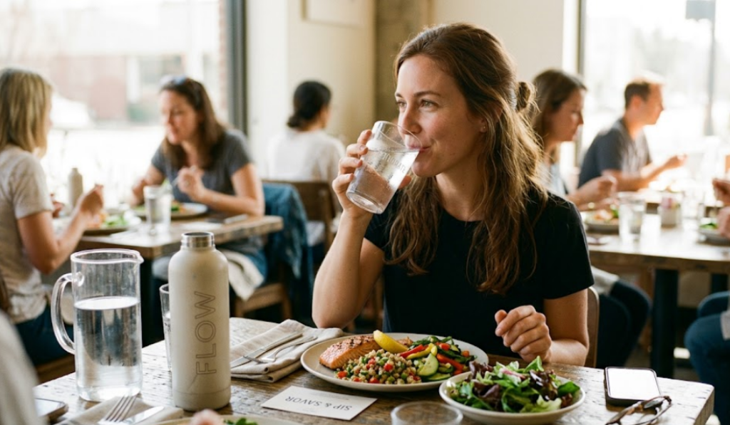 is drinking water with meals bad for digestion